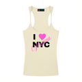 I LOVE VIXANNA NYC SNATCHED RIBBED TANK