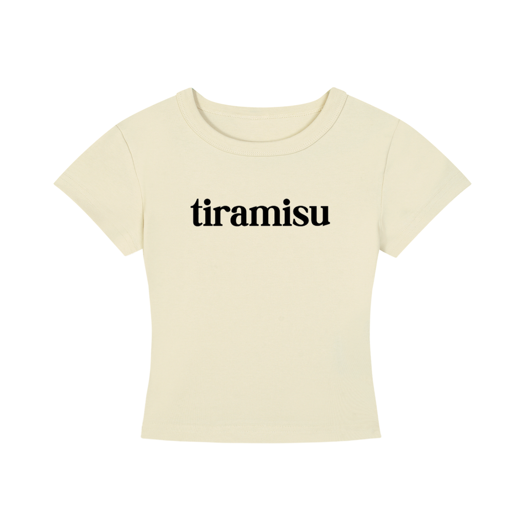 SIGNATURE COTTON BABY TEE IN TIRAMISU