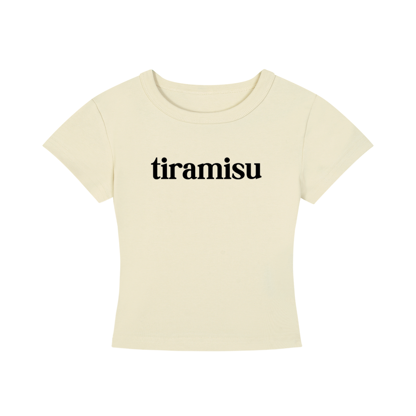 SIGNATURE COTTON BABY TEE IN TIRAMISU