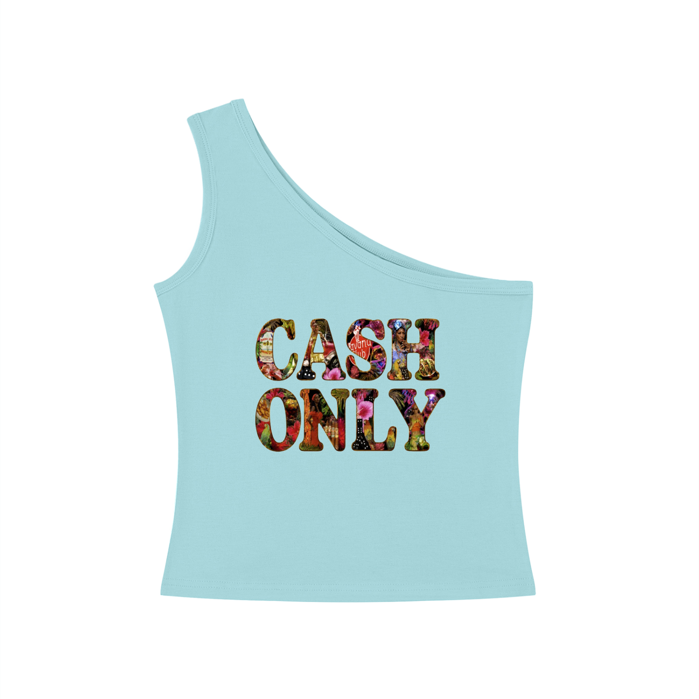 Women's One-Shoulder Crop T-Shirt