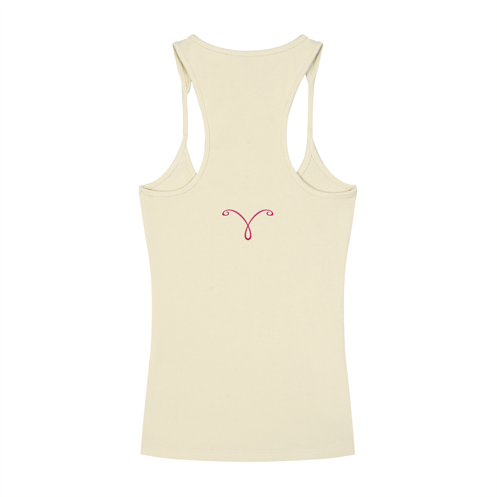 Slim Fit Ribbed Racerback Tank Top