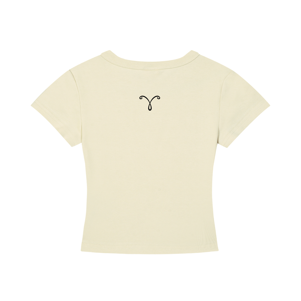 COTTON CROP TIRAMISU TEE