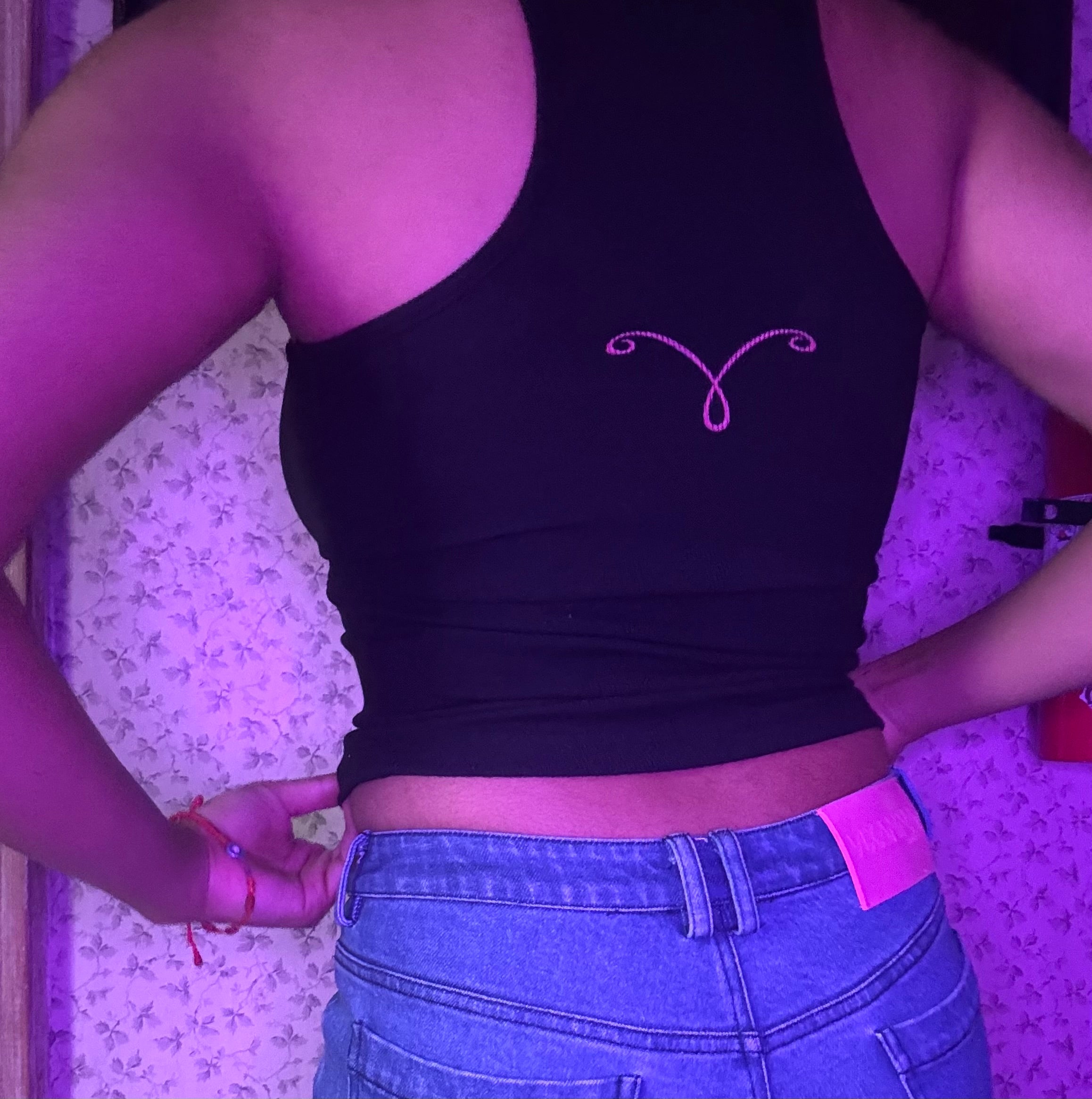 SNATCHED ⏳RIBBED COTTON TANK🐼PINK PLAID EDITION