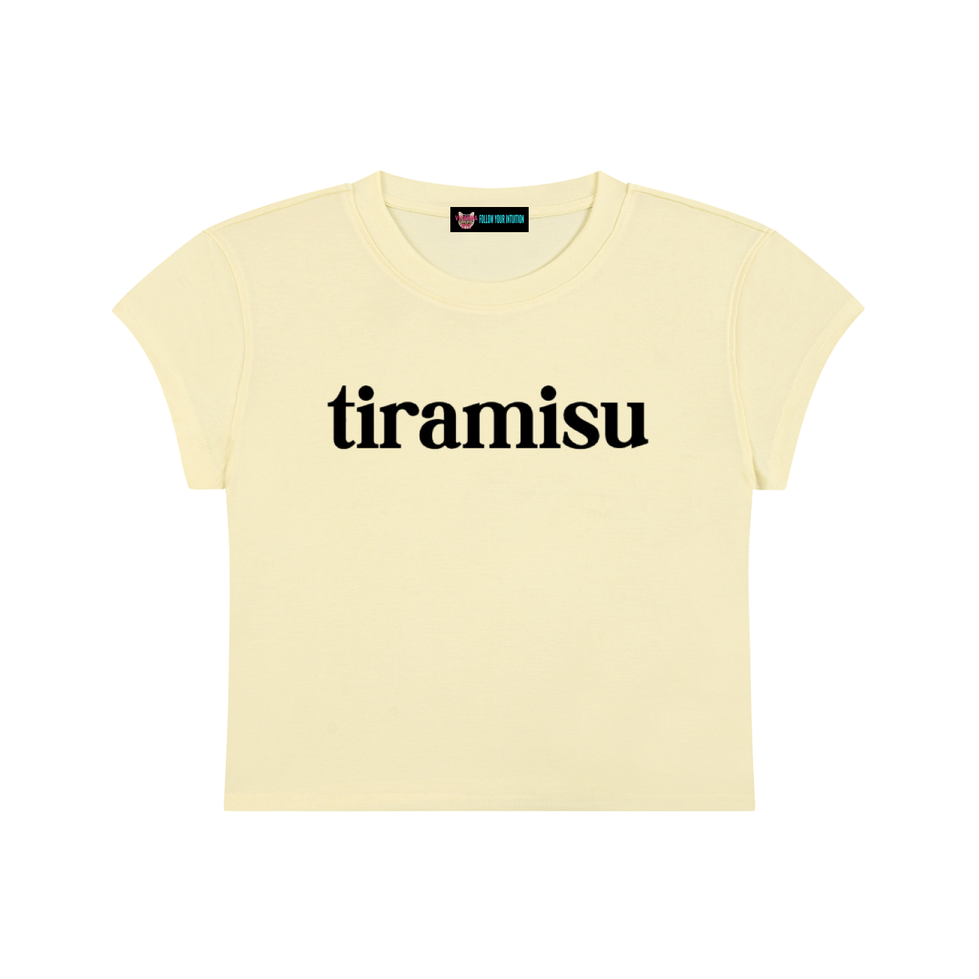 Tiramisu cropped  tee